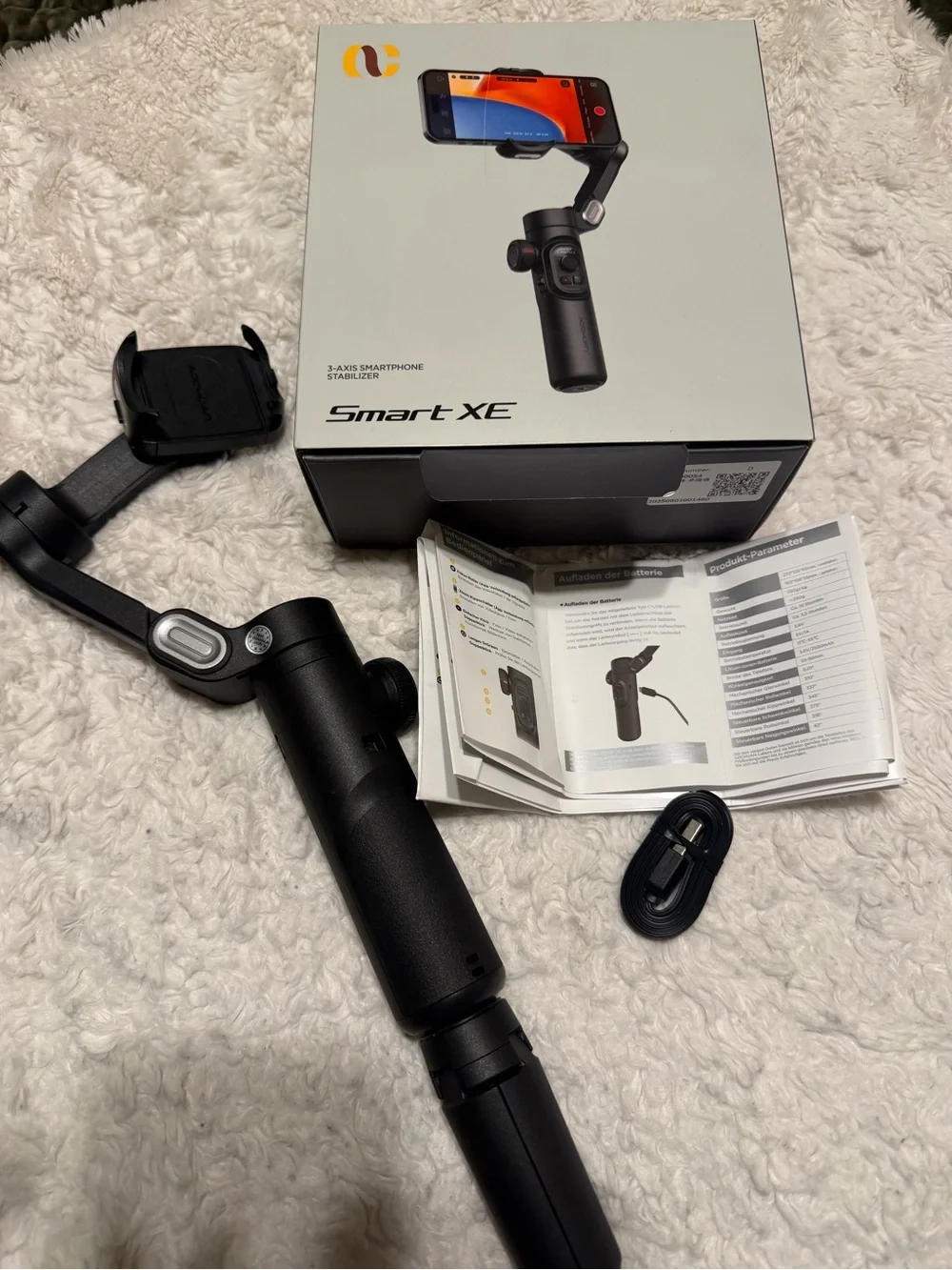 Like New Portable Black Smartphone Stabilizer  Smart XE 3-Axis